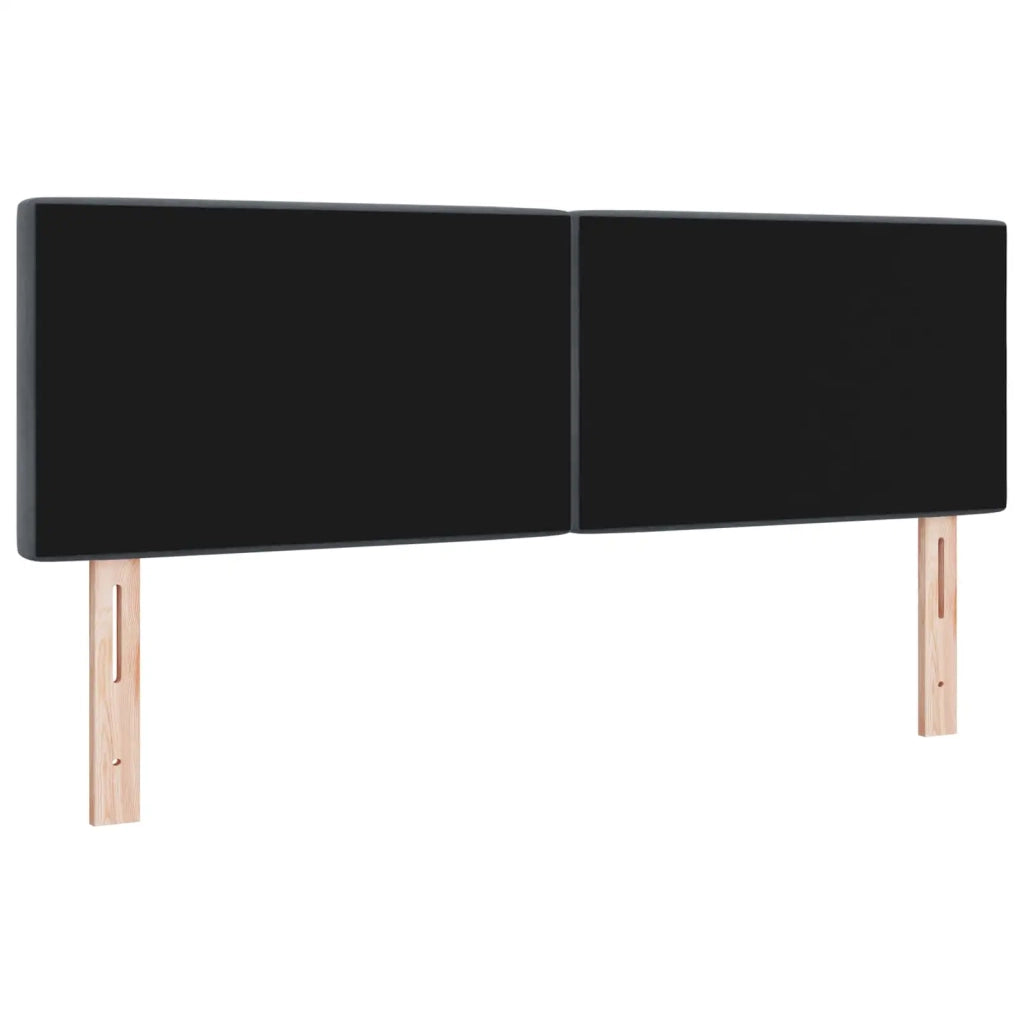 Testiera | Testata Grigio scuro 160 cm Velluto