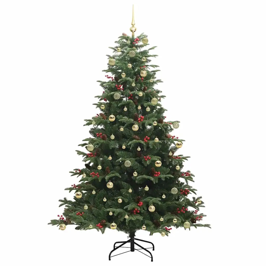 Albero di Natale artificiale con 300 LED Verde 240 cm