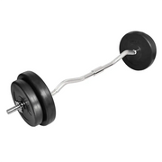 Manubrio Curl Curvo con Pesi 30 kg 90373