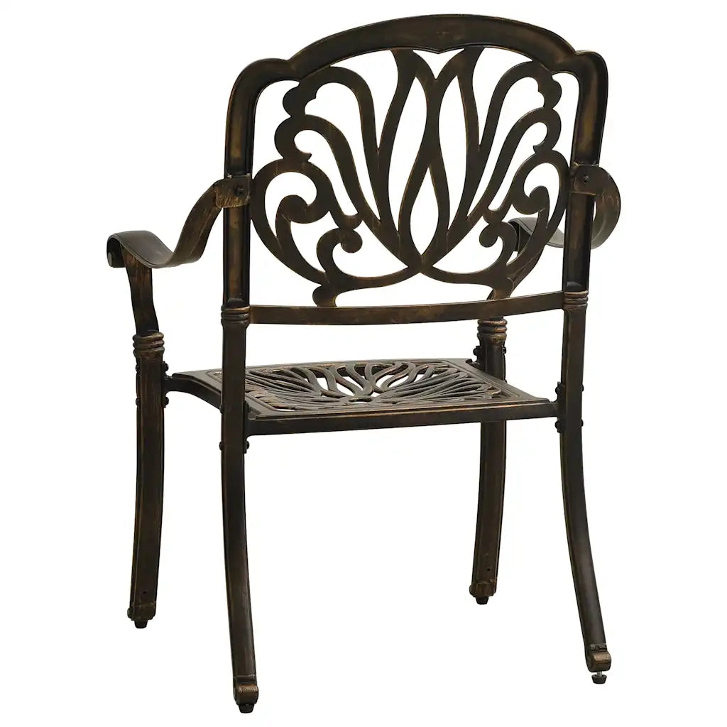 Set da Bistrot 3 pz in Alluminio Pressofuso Bronzo 3070571