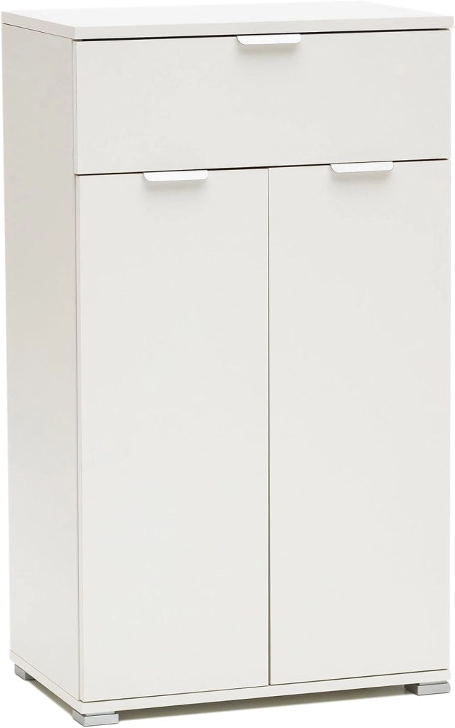 MeMi Me306BIA Armadietto, Legno, Bianco, 38x60x105 cm