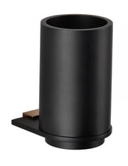Portabicchieri GALLA in ottone nero e oro 12 x9,9 x7,5 cm
