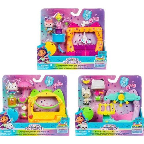 Gabby`s Dollhouse, Decorazioni balconi,1 pezzo casuale,Spin Master Eta3+
