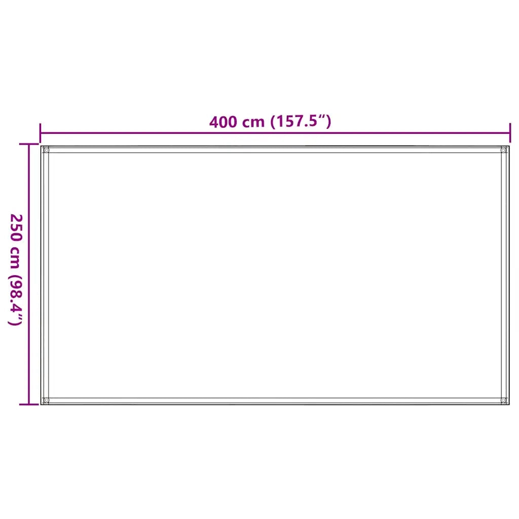 Tappeto da Tenda 250x400 cm Antracite 91261