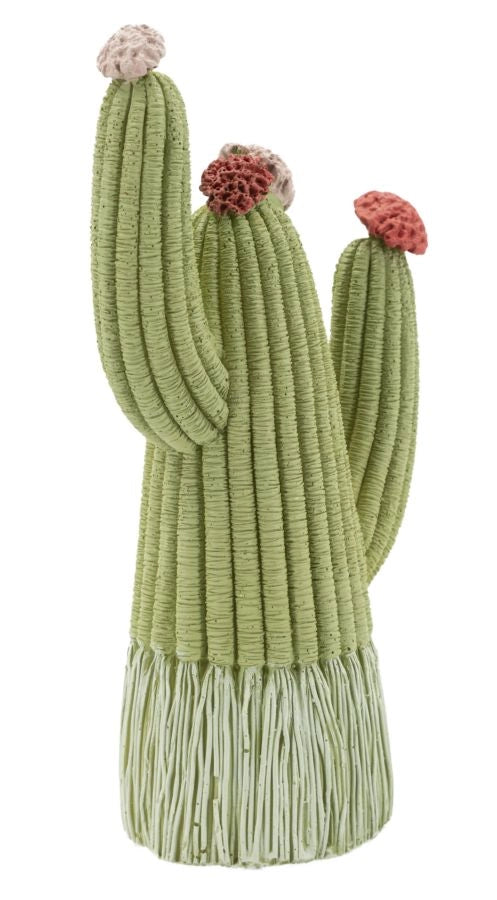 Cactus 10,5x6,5x20,5 cm in Resina Multicolor