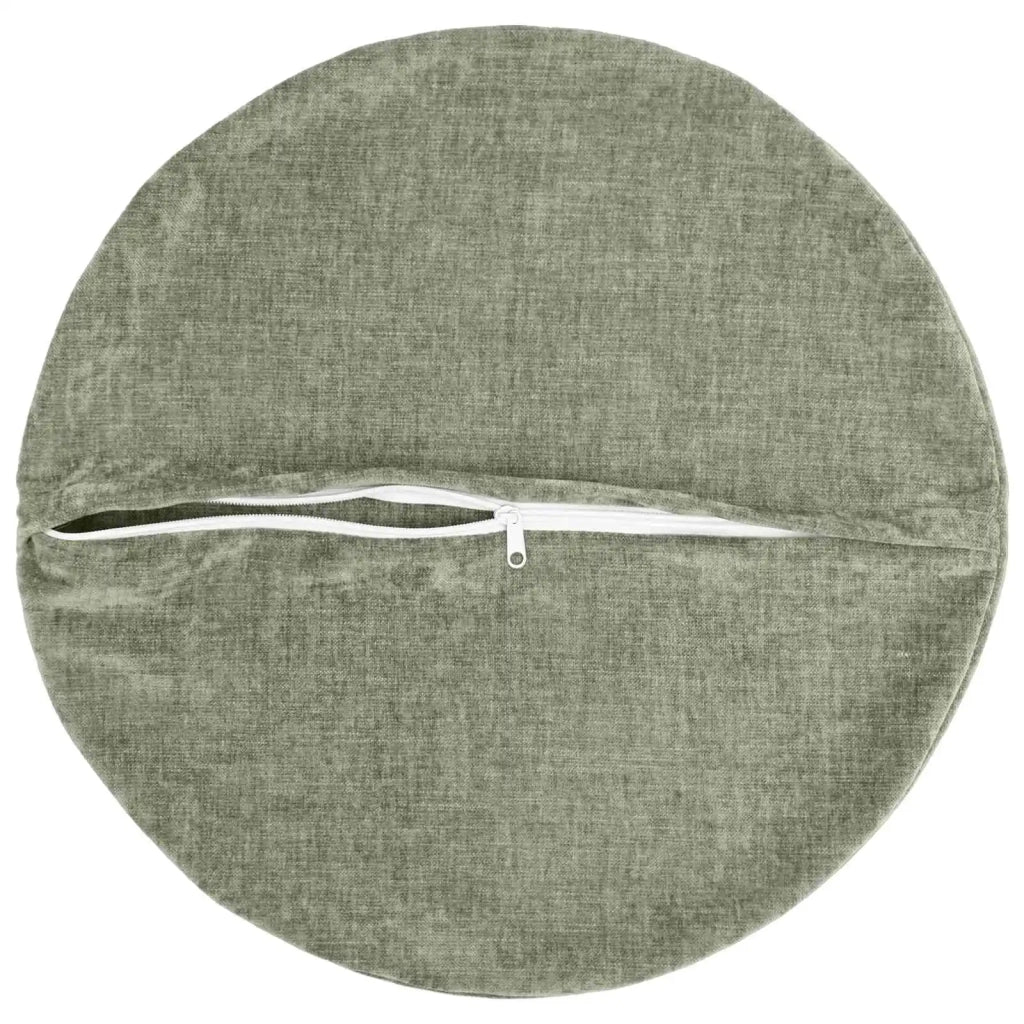 Federa 6 pz HEERLEN Verde Ø 50 cm Tessuto Chenille 922640