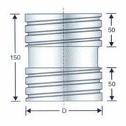 Raccordo tubi flessibili dp d.25