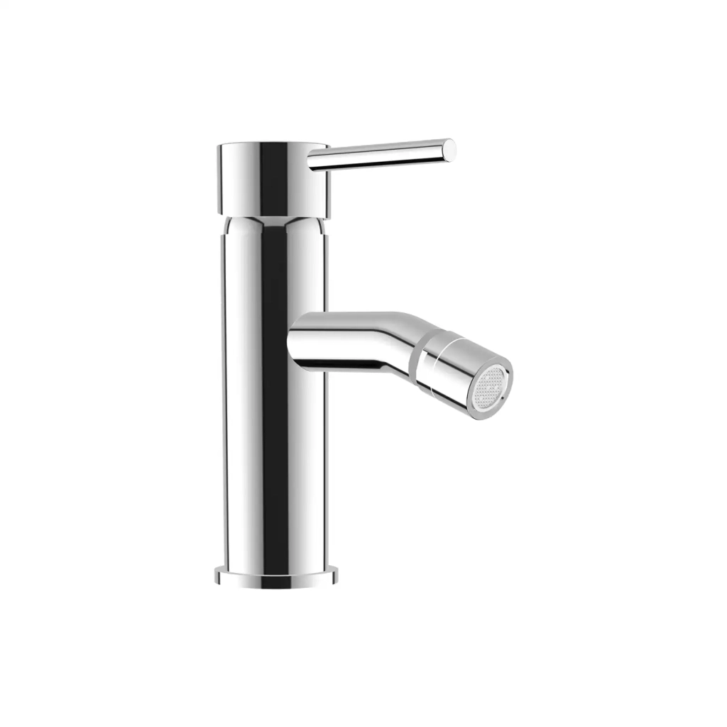 Set miscelatore lavabo e bidet senza scarico in ottone cromato | Ava