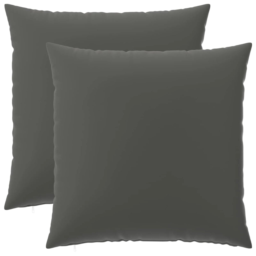 Cuscino con cuscino HEERLEN 2 pz Antracite Poliestere 928090