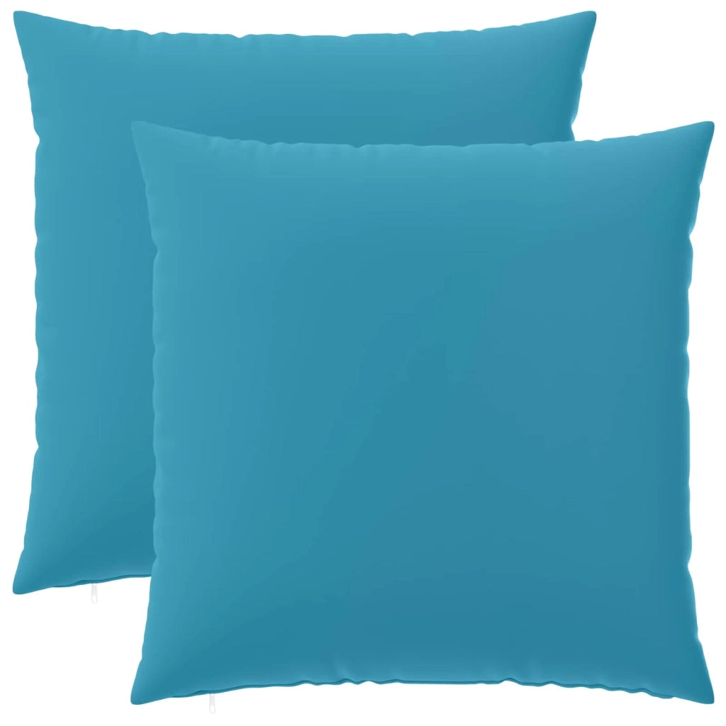 Cuscino con cuscino HEERLEN 2 pz Azzurro Poliestere 928261