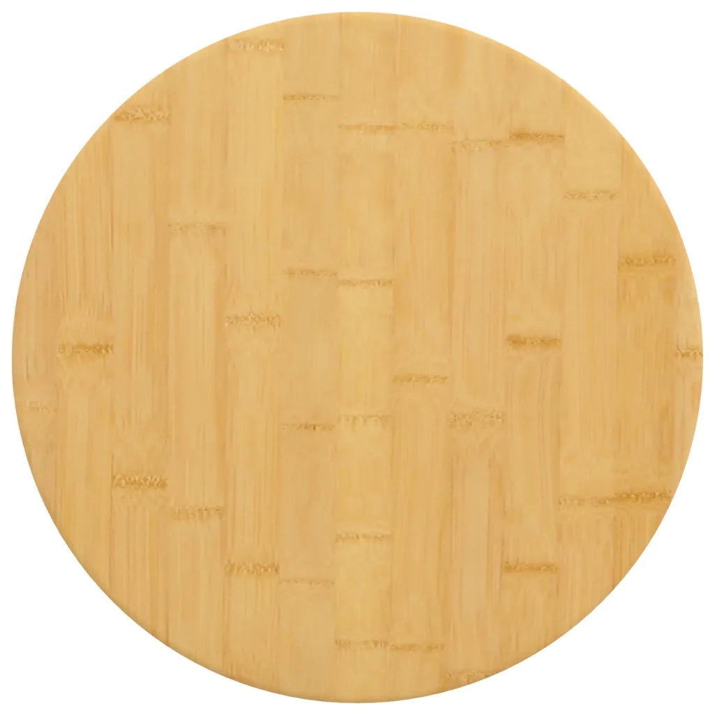 Piano del Tavolo Ø50x2,5 cm in Bambù 352680