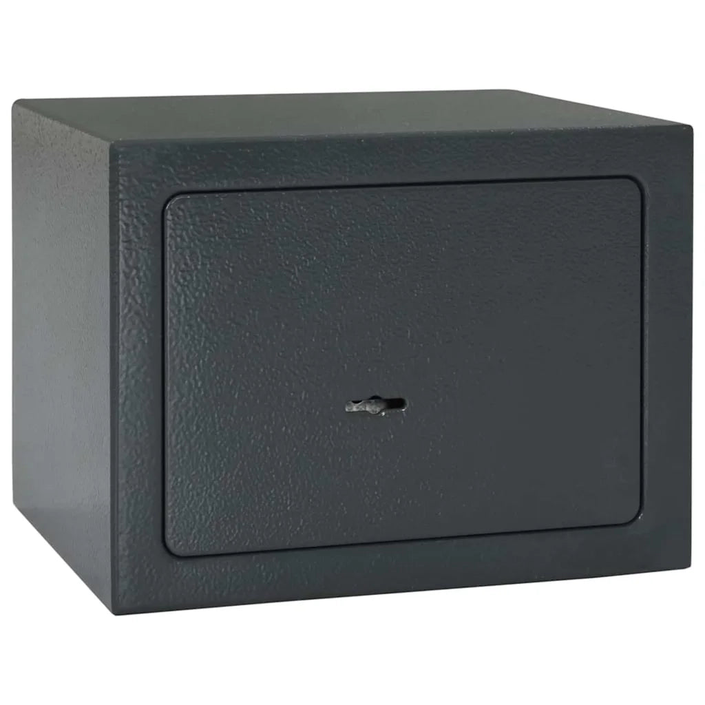 Cassaforte con blocco Grigio scuro 23 x 17 x 17 cm Acciaio 42011313