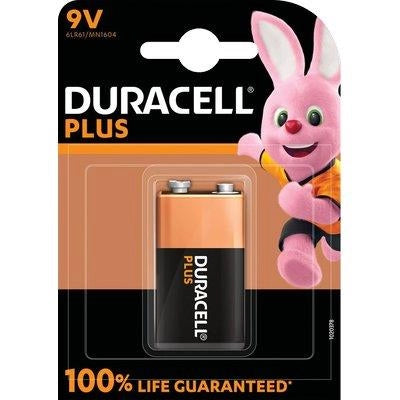 PILA TRANSISTOR PLUS100 POWER DURACELL - ALCALINA VOLT 9,0- 10 pezzi