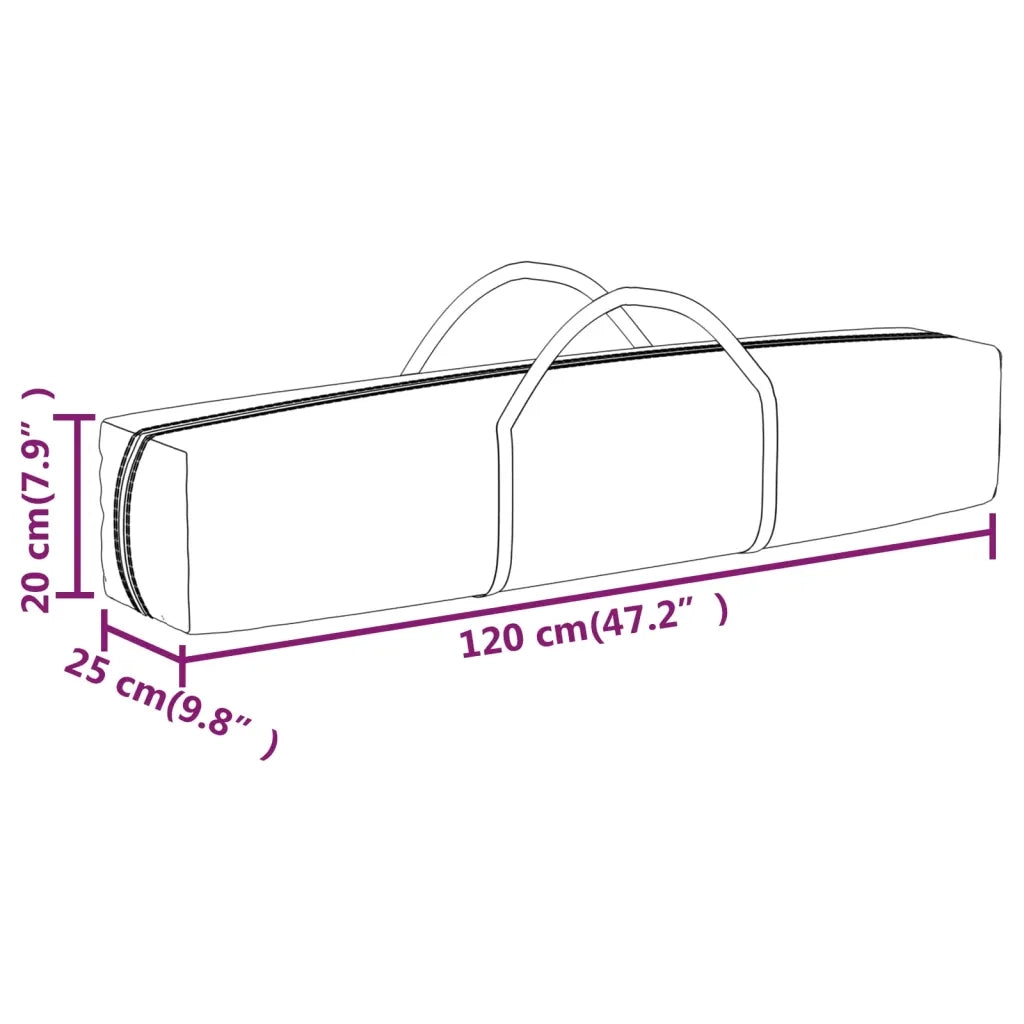 Tenda per Feste Pieghevole Blu 2x2 m 93493