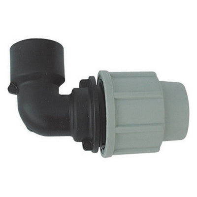 GOMITO A 90  ° FEMMINA PLASSON PER TUBO POLIETILENE- 1/2 x 20- PLASS- pezzi 1