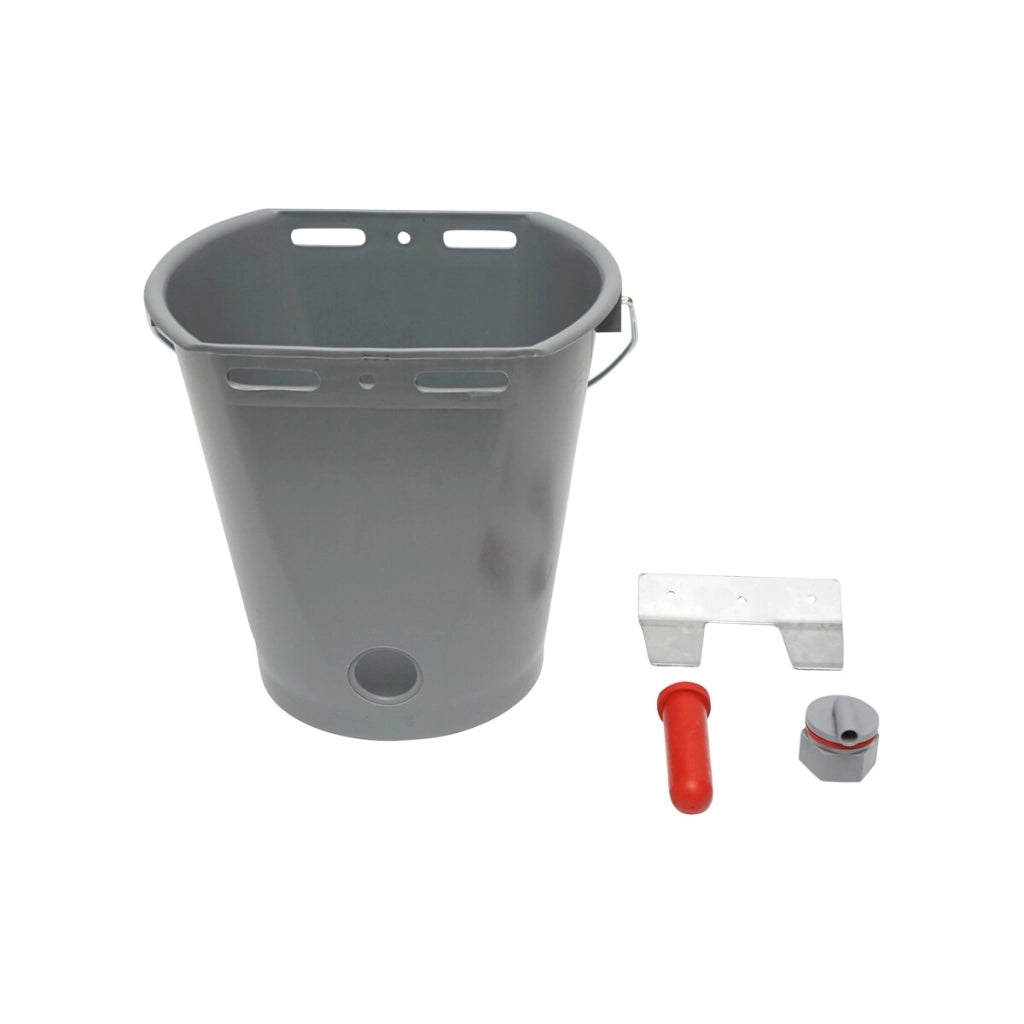 Secchio abbeveratoio 8 LT Per Vitelli, Secchio Allattamento Vitelli con valvola