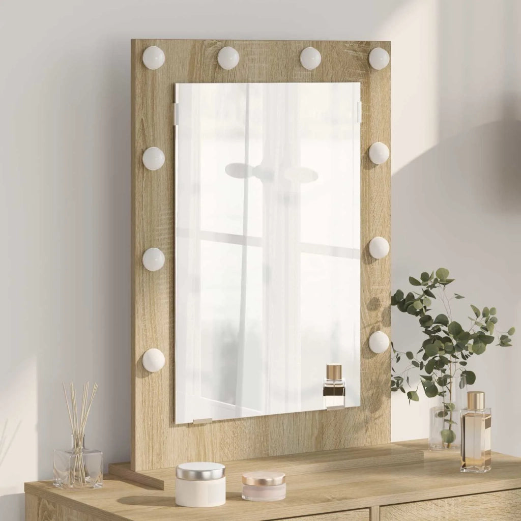 Specchio da Vanit¨¤-Specchio da Trucco Rovere Sonoma 70 x 50 x 18 cm