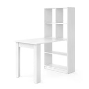 Vicco Scrivania con ripiani Bianco 70 x 122 cm