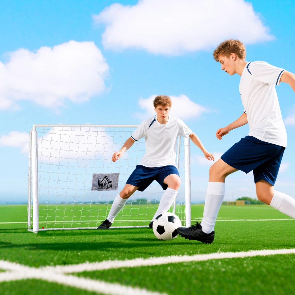 Porta da calcio ¨C Minimal ¨C bianco 186x62x123 cm
