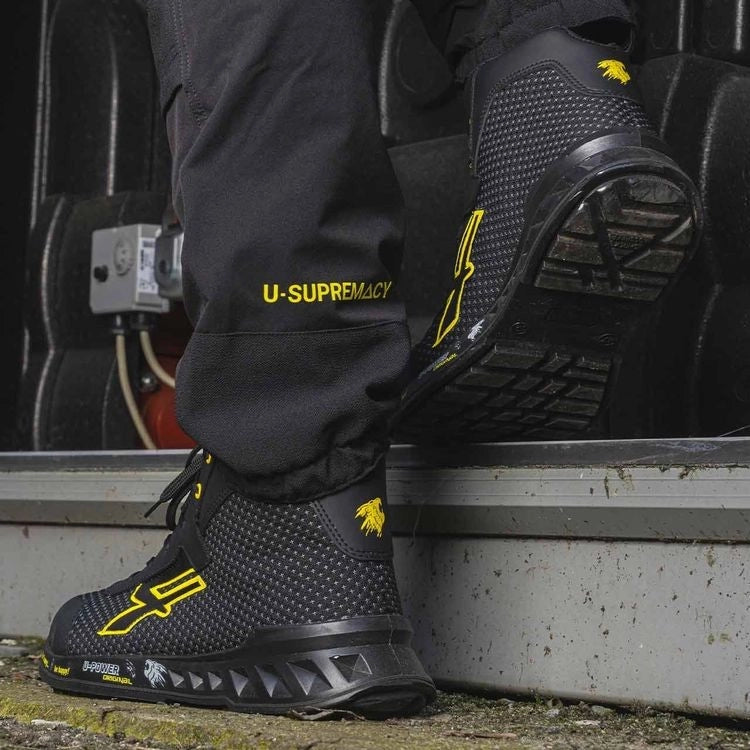 Scarpe Antinfortunistica Alte S3 Src Redleve Joe Colore Nero Misura 40 U