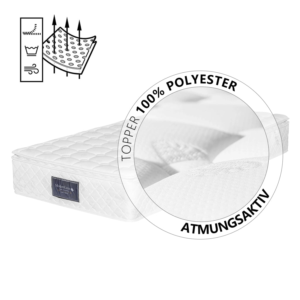 Letto singolo 90x200 cm imbottito con due cassetti