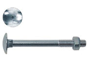 BULLONE ACCIAIO TESTA TONDA CON DADO- - ø mm.10x70 - 100 pezzi AMBROVIT