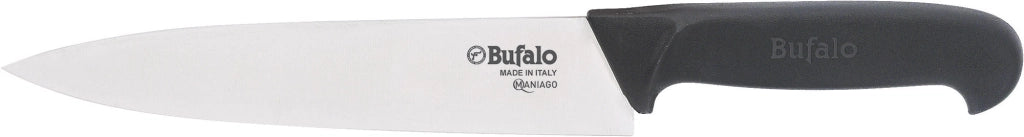 Set Coltelli 8 Pezzi Multiuso con Fodero Bufalo Kit Pro Manico Nero
