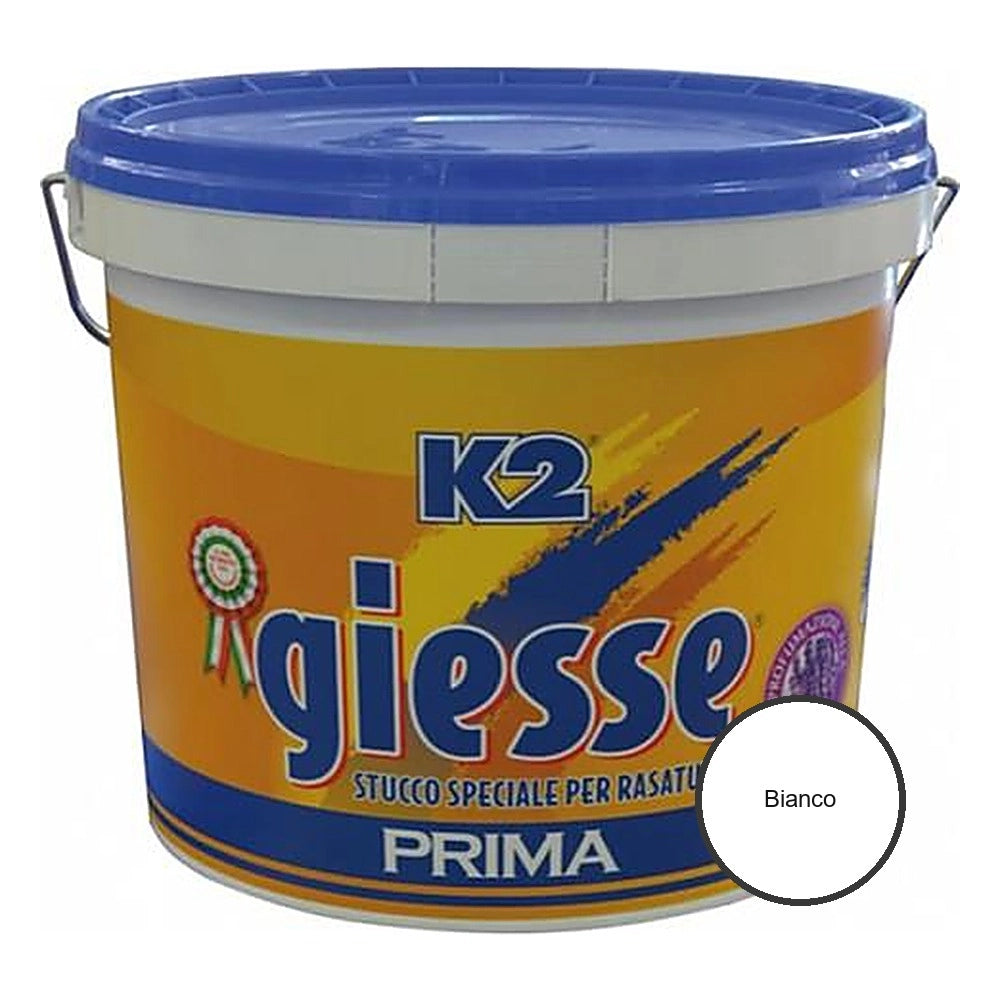 Stucco in pasta bianco k2 giesse per rasature *** formato 20 kg, confezione 1