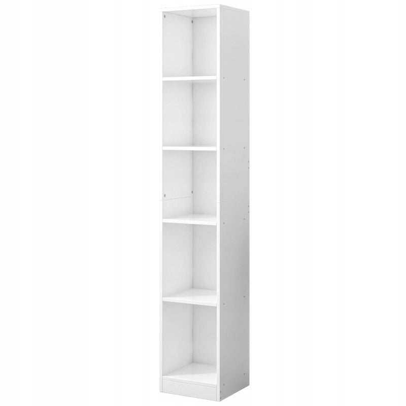 Scaffale alto per libri e raccoglitori, ufficio, salotto, bianco, loft, 182 cm