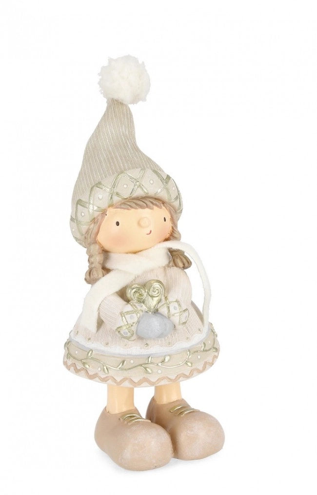 Bambina Charel in piedi con cuore H23