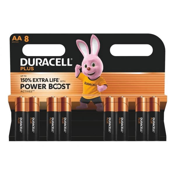 PILE DURACELL STILO POWERBOOST 100 8Pz