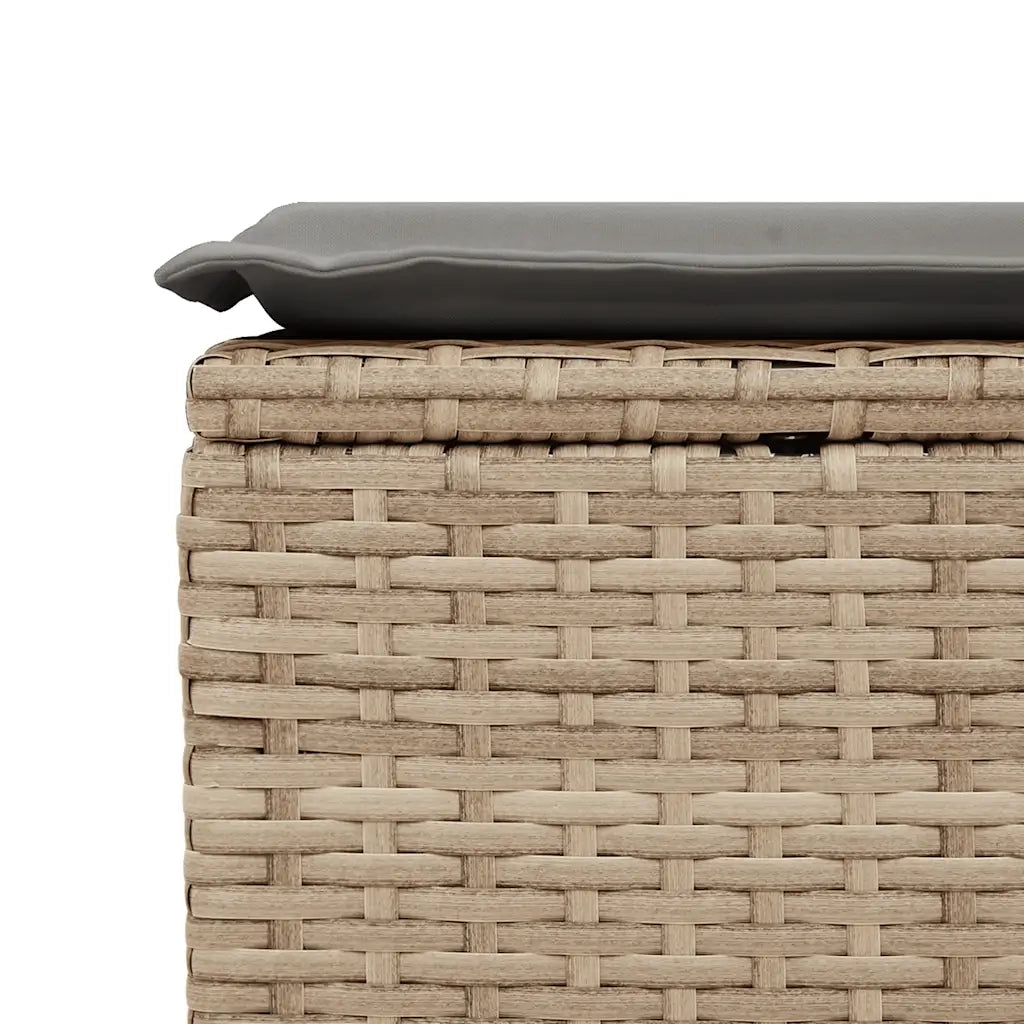 Set Divano da Giardino 8 pz con Cuscini Beige in Polyrattan 3326520