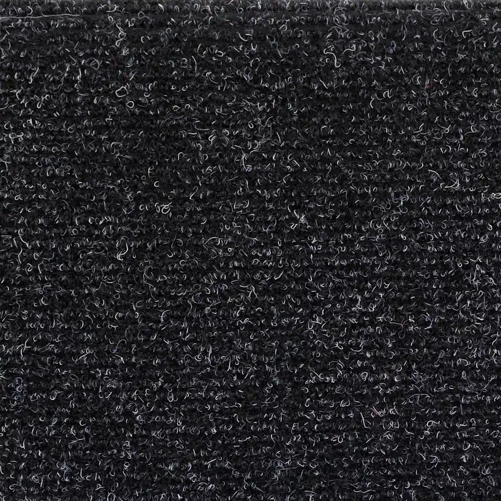 Tappetini per scale autoadesivi 5 pz | Gradini per Scale 56x17x3 cm neri semicircolari