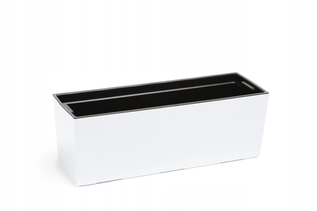 Vaso da fiori KADAX per balcone con supporto per fiori integrato per balaustra, 19x56 cm