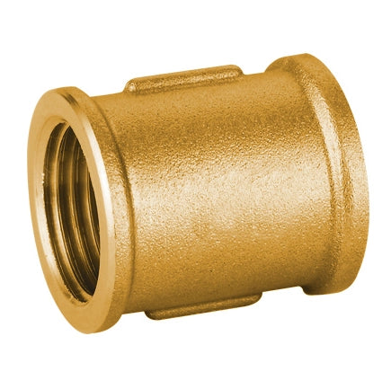 MANICOTTO DIRITTO FF IN OTTONE GIALLO PESANTE IBP- 3/4- IBP- pezzi 1