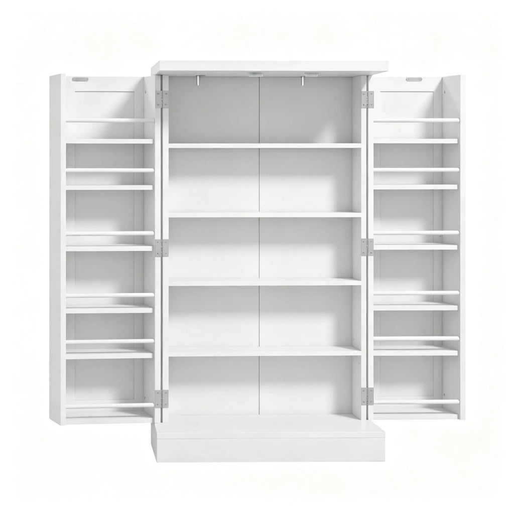 Mobile da cucina moderno, versatile e compatto. Armadio portaoggetti dal design semplice. Include solo il mobile da cucina.