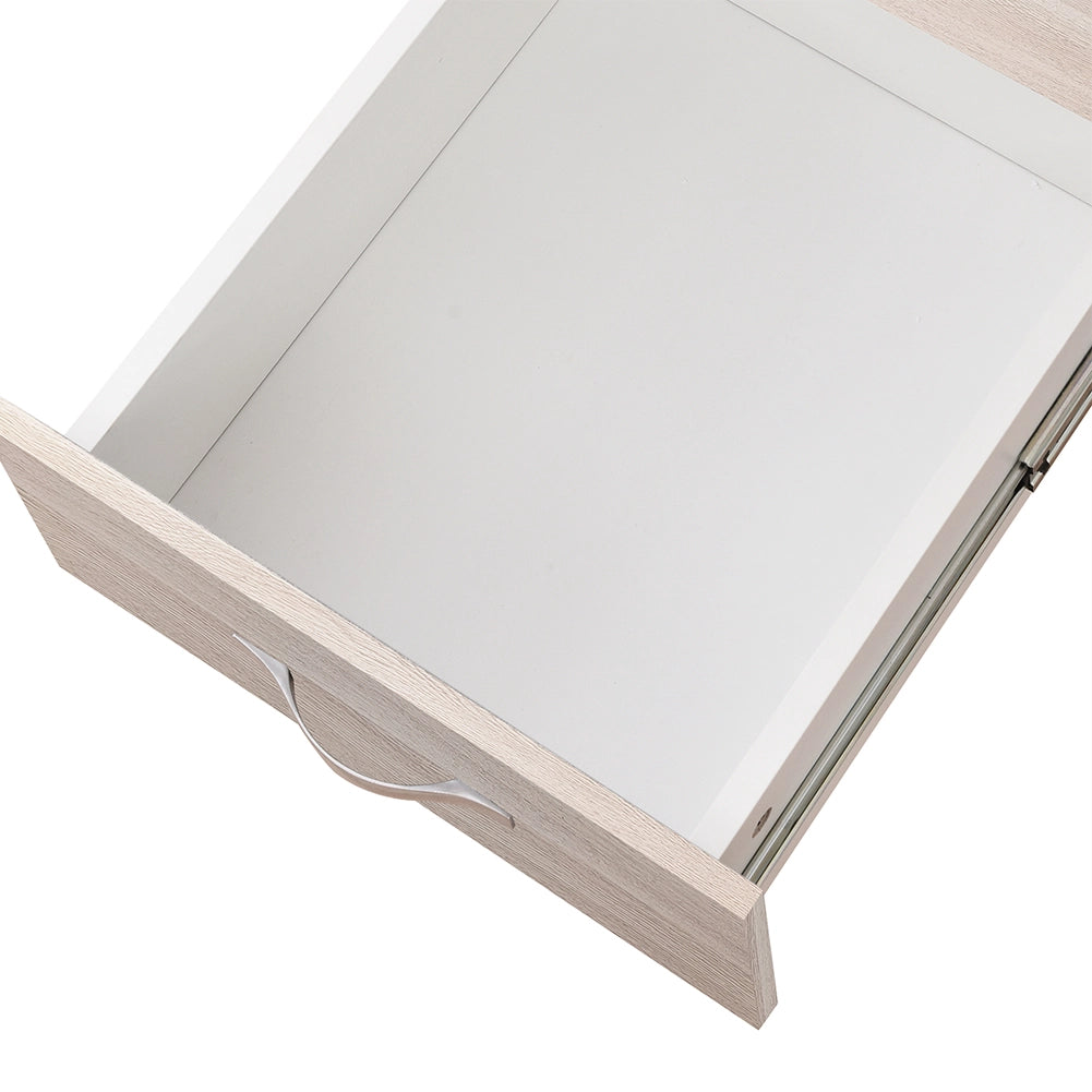 Cassettiera per Cucina Mobile Mobiletto 4 Cassetti in Legno Colore Olmo