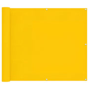 Schermo da balcone | Paravento da Balcone Giallo 100 x 500 cm Tessuto Oxford