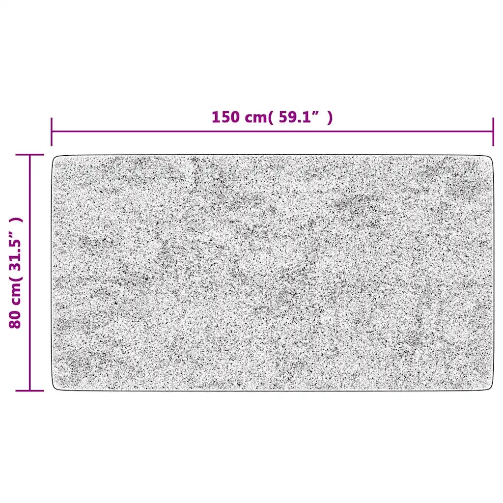 Tappeto Lavabile Multicolore 80x150 cm 136591