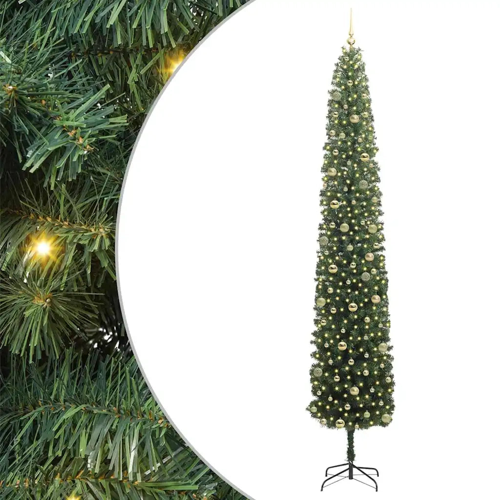 Albero di Natale artificiale con 300 LED Verde 300 cm