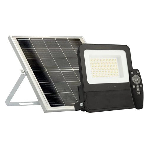 Proiettore con sensore presenza solare briloner bt10031 solar nero e a