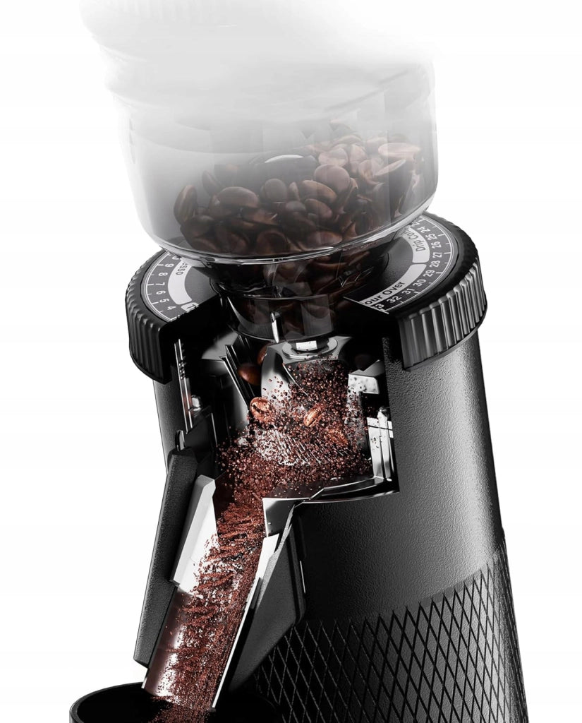 Macinacaffè HiBREW G5 180 W con Macine Coniche 48 mm, 36 Regolazioni e 2 Velocità 400/500 rpm