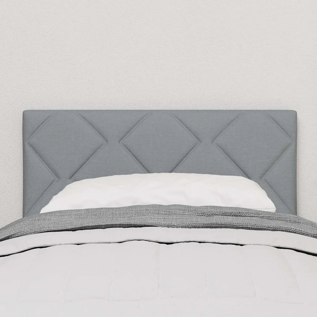 Testiera | Testata Grigio chiaro 80 cm Tessuto