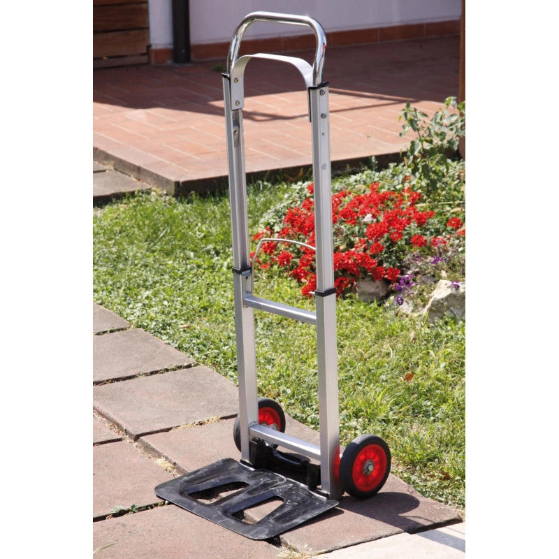 Carrello Ercolino portata 90 kg con telaio in acciaio / alluminio - robusto e indeformabile per movimentazione carichi