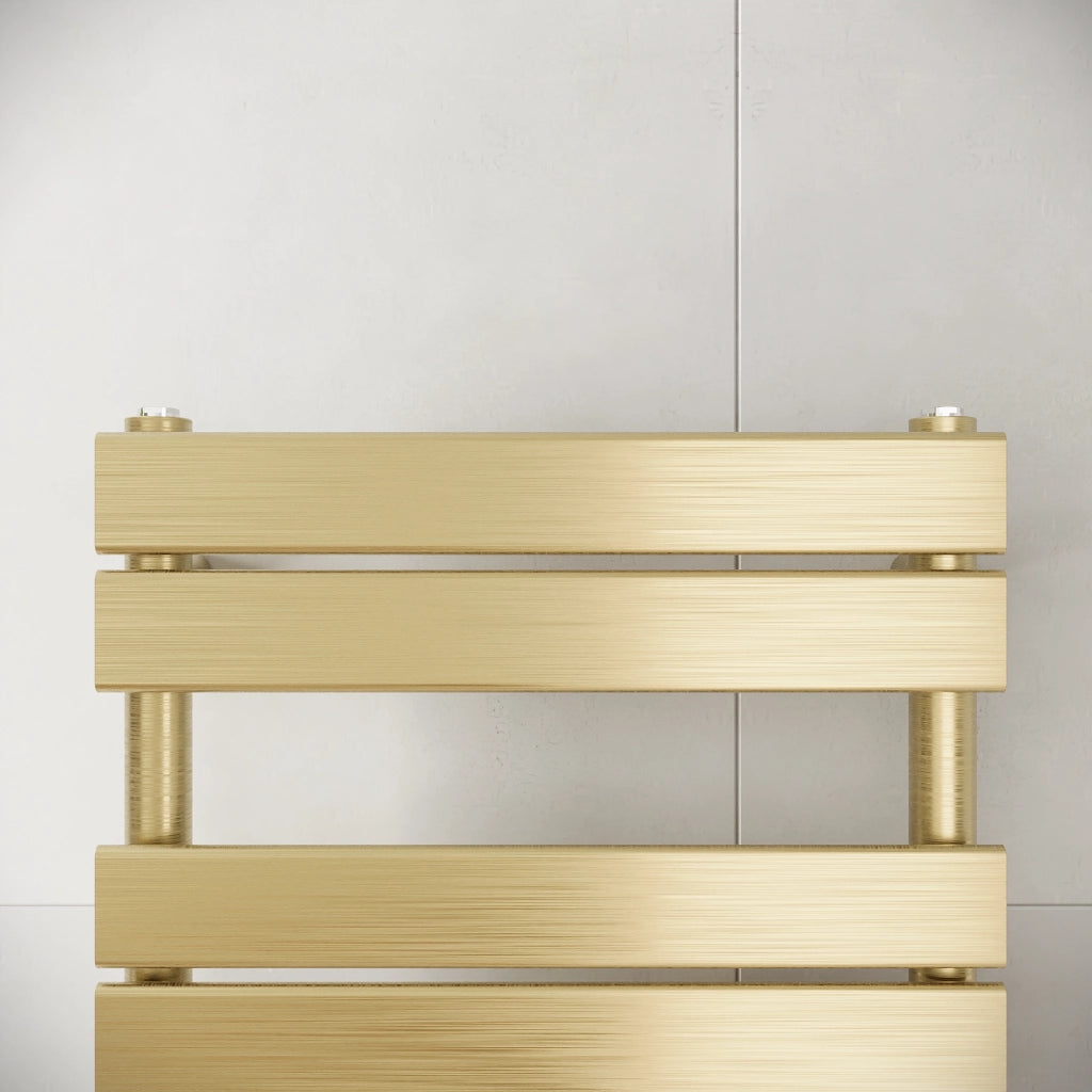 Termoarredo elettrico 1200x500 oro spazzolato interasse 450 | Andromeda