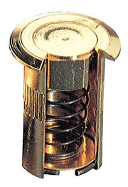 POZZETTO A MOLLA OTTONE LUCIDO D 10X30 MM*- ARTIBREVETTI- 50,0 pz