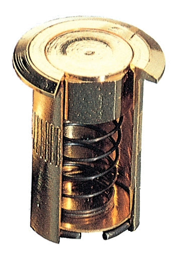 POZZETTO A MOLLA OTTONE LUCIDO D 10X30 MM*- ARTIBREVETTI- 50,0 pz