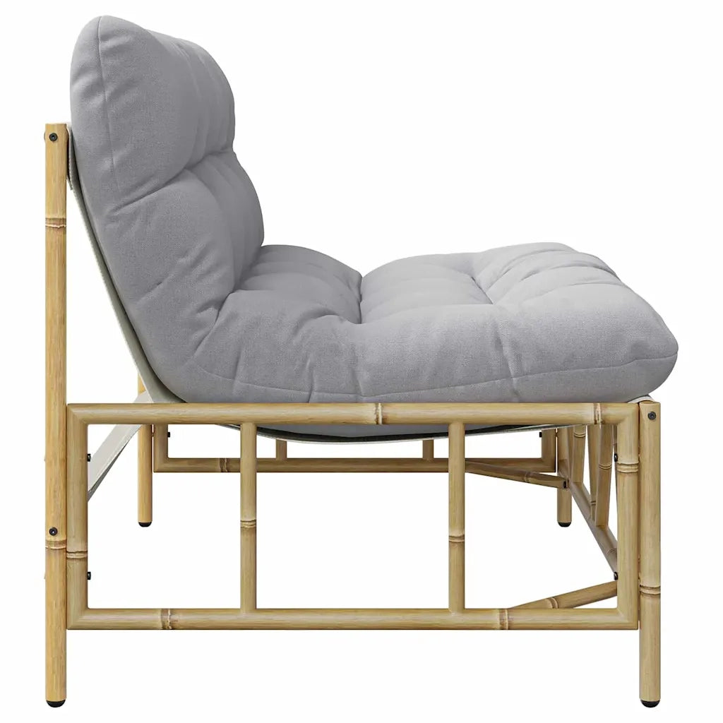 Panchina da giardino Grigio chiaro 110 x 75 x 71 cm Acciaio