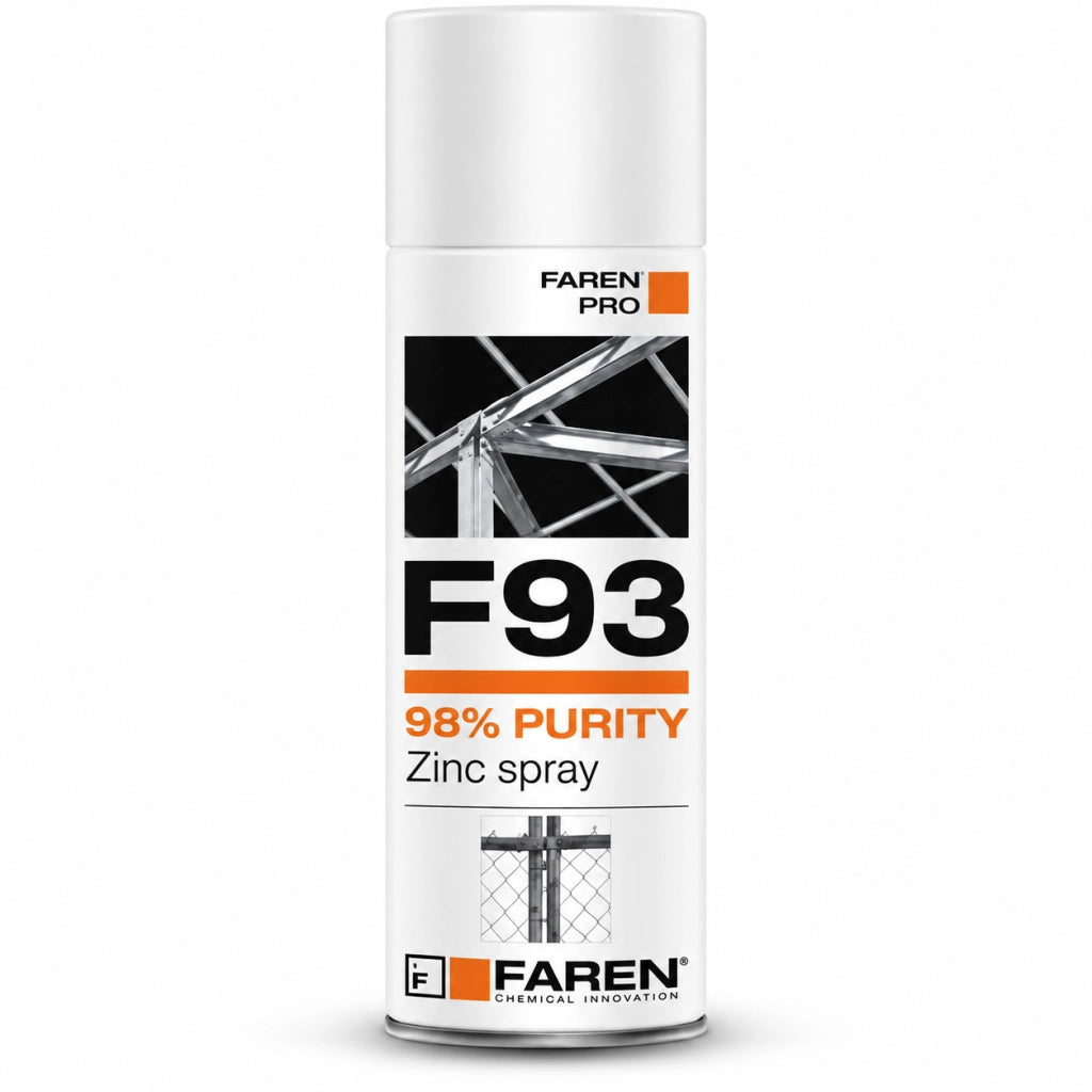 Smalto Spray Zinco F93 Faren A Freddo Chiaro Brillante 400 ml