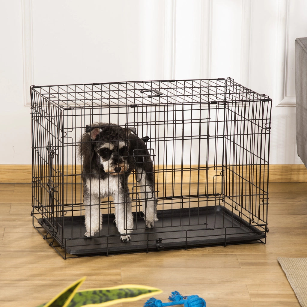 Gabbia per Animali Domestici in Acciaio Pieghevole ¨C Xylo ¨C 75x48.4x53 cm
